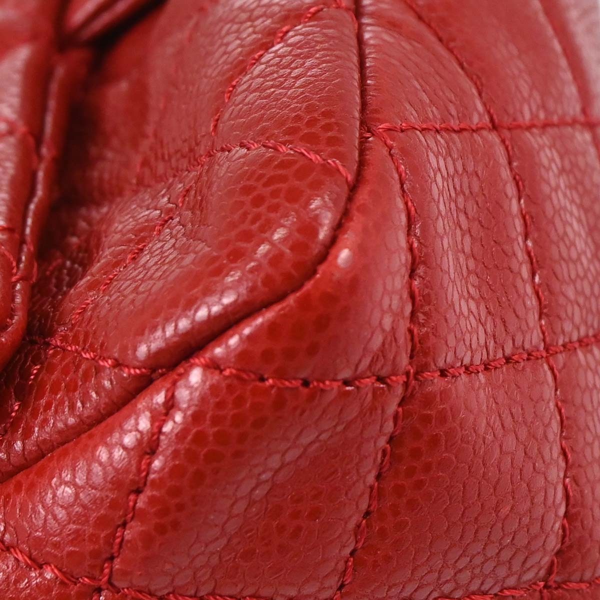 Chanel Reissue 2.55 Belt Quilted Aged Calfskin Red Leather Shoulder Bag Bag (Pre-Owned)