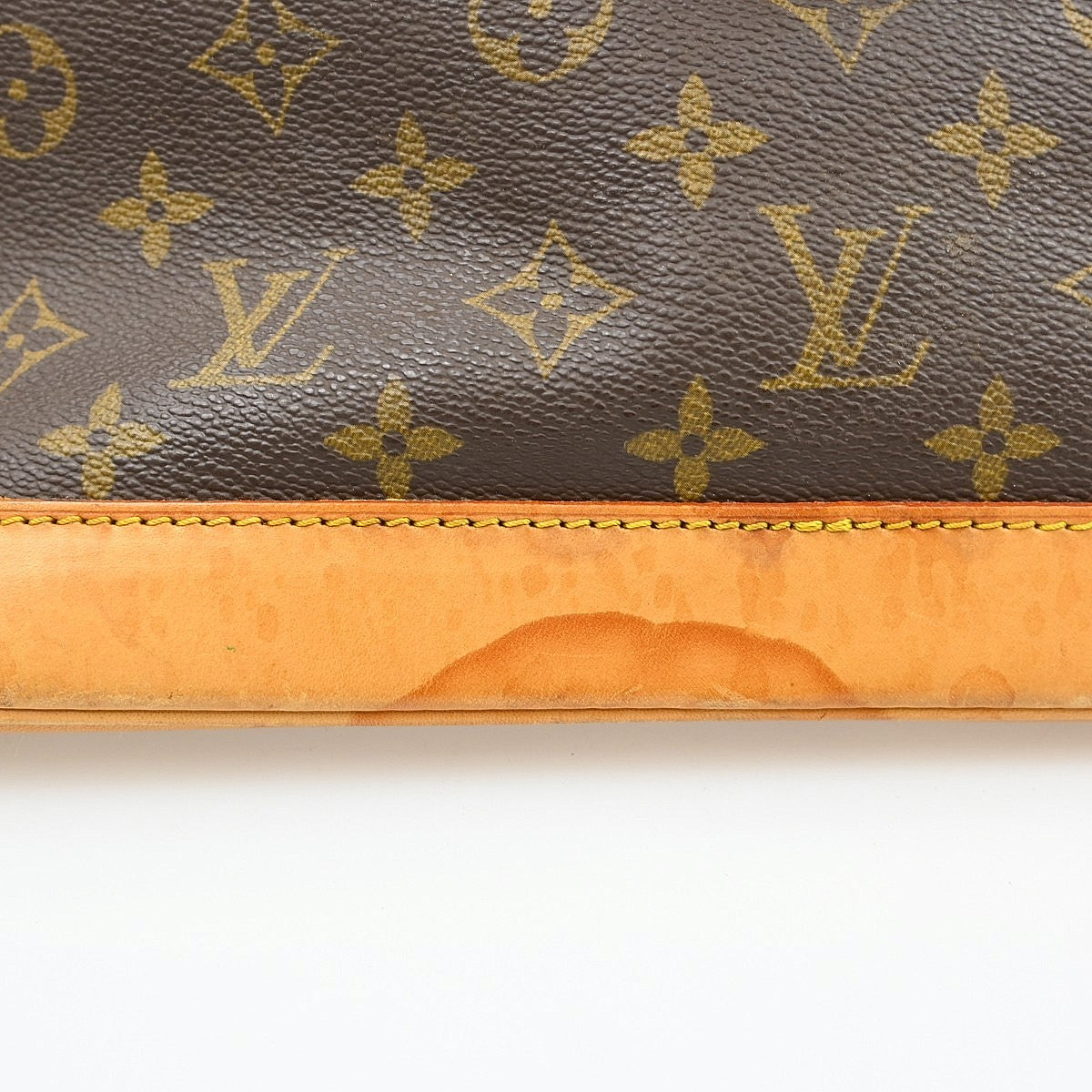 Louis Vuitton Alma Monogram Brown Canvas Handbag (Pre-Owned)