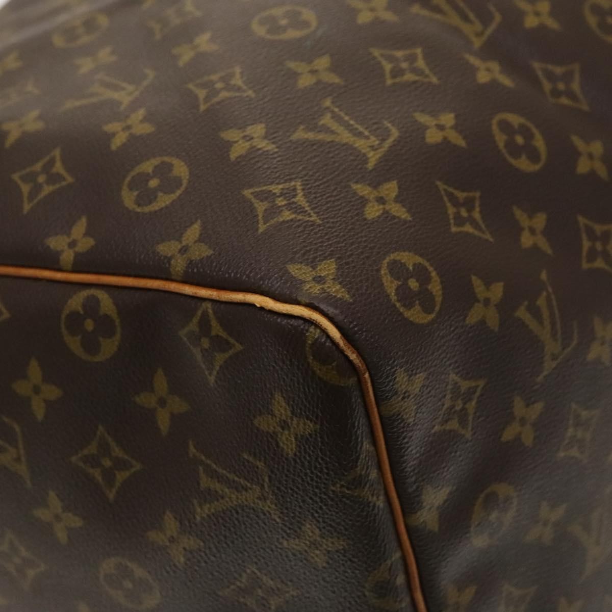 Louis Vuitton Keepall Monogram Canvas Brown Canvas Travel Bag Bag (Pre-Owned)