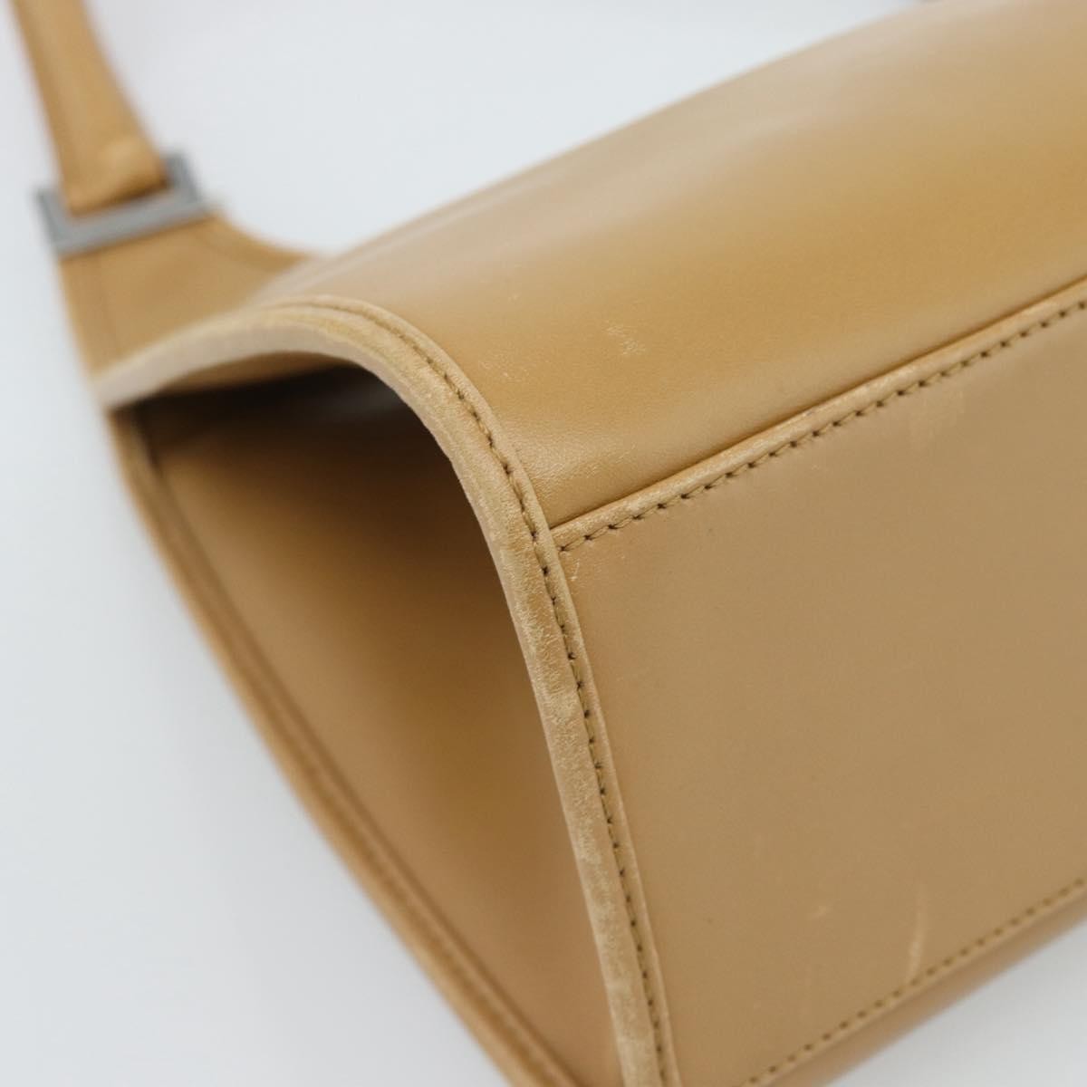 Gucci Jackie O Leather Beige Leather Handbag (Pre-Owned)