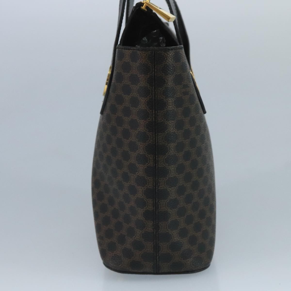 Celine C Macadam Pvc Leather Black Pvc Handbag (Pre-Owned)
