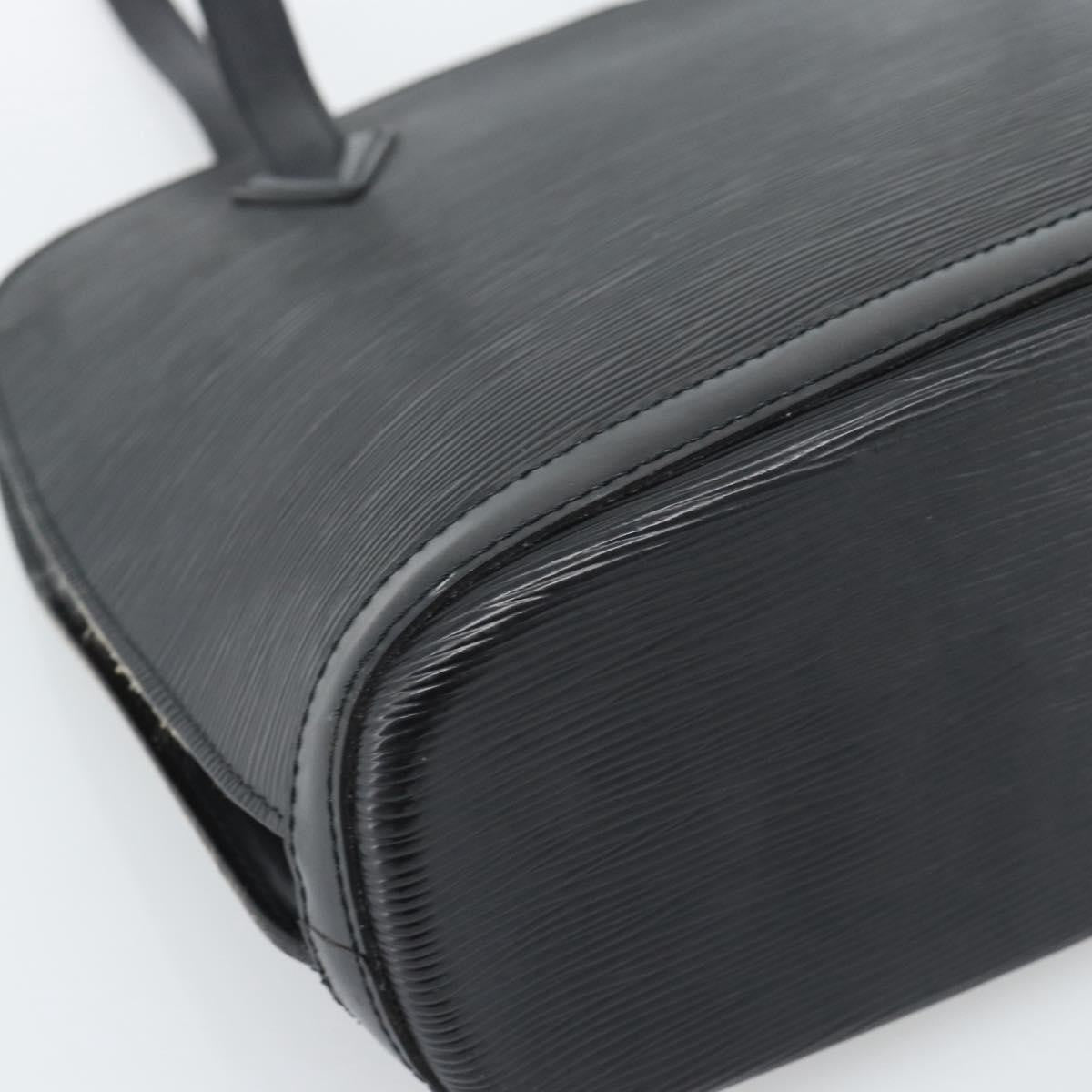 Louis Vuitton Lussac Epi Leather Black Leather Handbag (Pre-Owned)