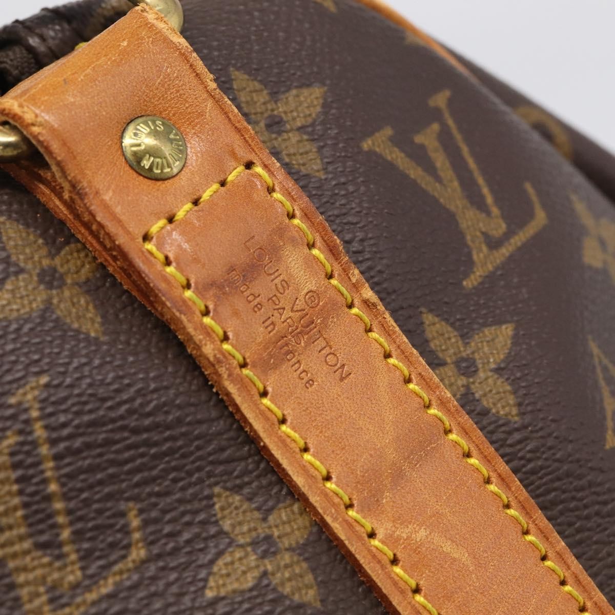 Louis Vuitton Keepall Bandouliere Monogram Canvas Brown Canvas Travel Bag Bag (Pre-Owned)