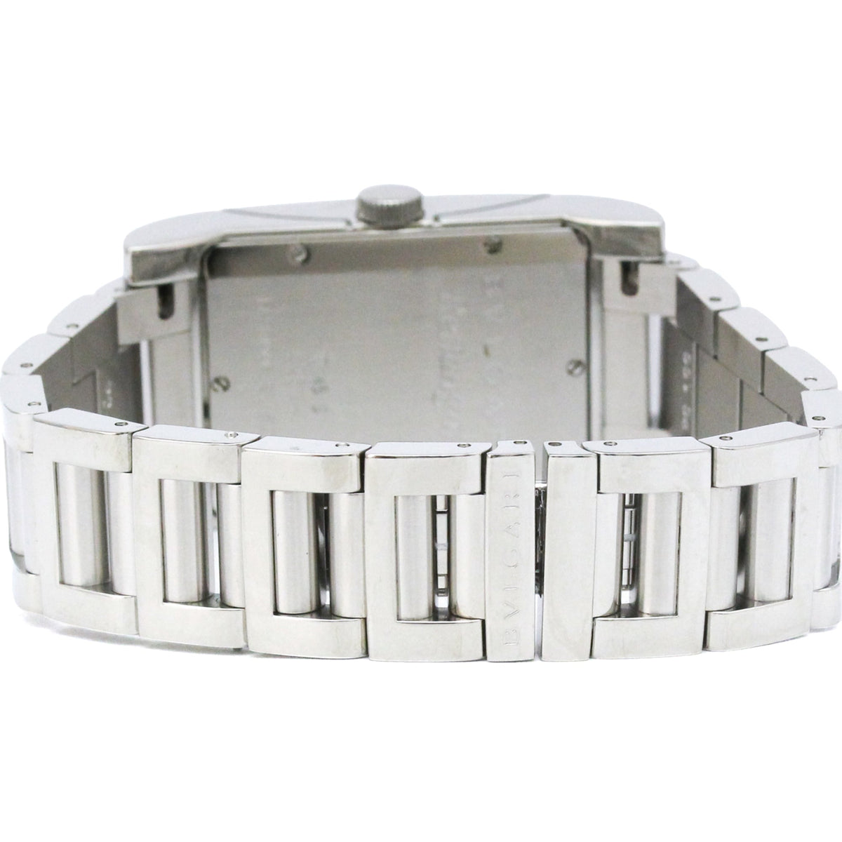 Bvlgari Rettangolo Automatic Stainless Steel Watch (Pre-Owned)