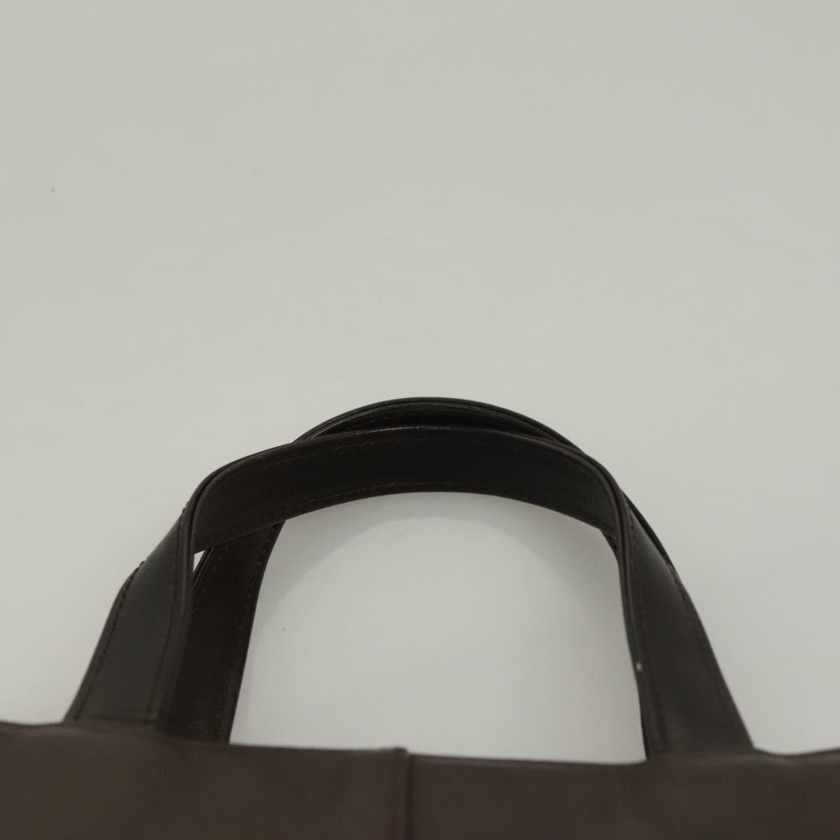 Burberry Vintage Leather Brown Leather Handbag (Pre-Owned)