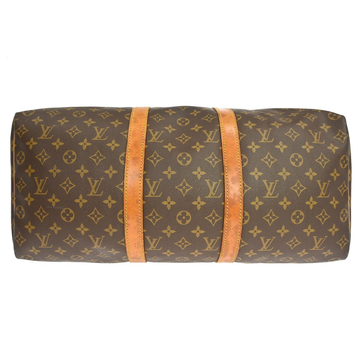 Louis Vuitton Keepall Monogram Canvas Brown Canvas Travel Bag Bag (Pre-Owned)