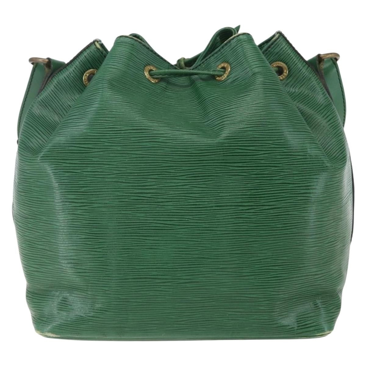 Louis Vuitton Petit Noe Epi Leather Green Leather Shoulder Bag Bag (Pre-Owned)