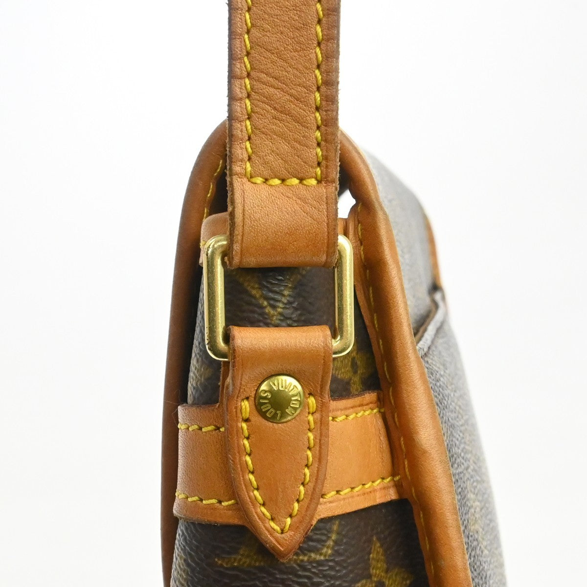Louis Vuitton Sologne Monogram Canvas Brown Canvas Handbag (Pre-Owned)