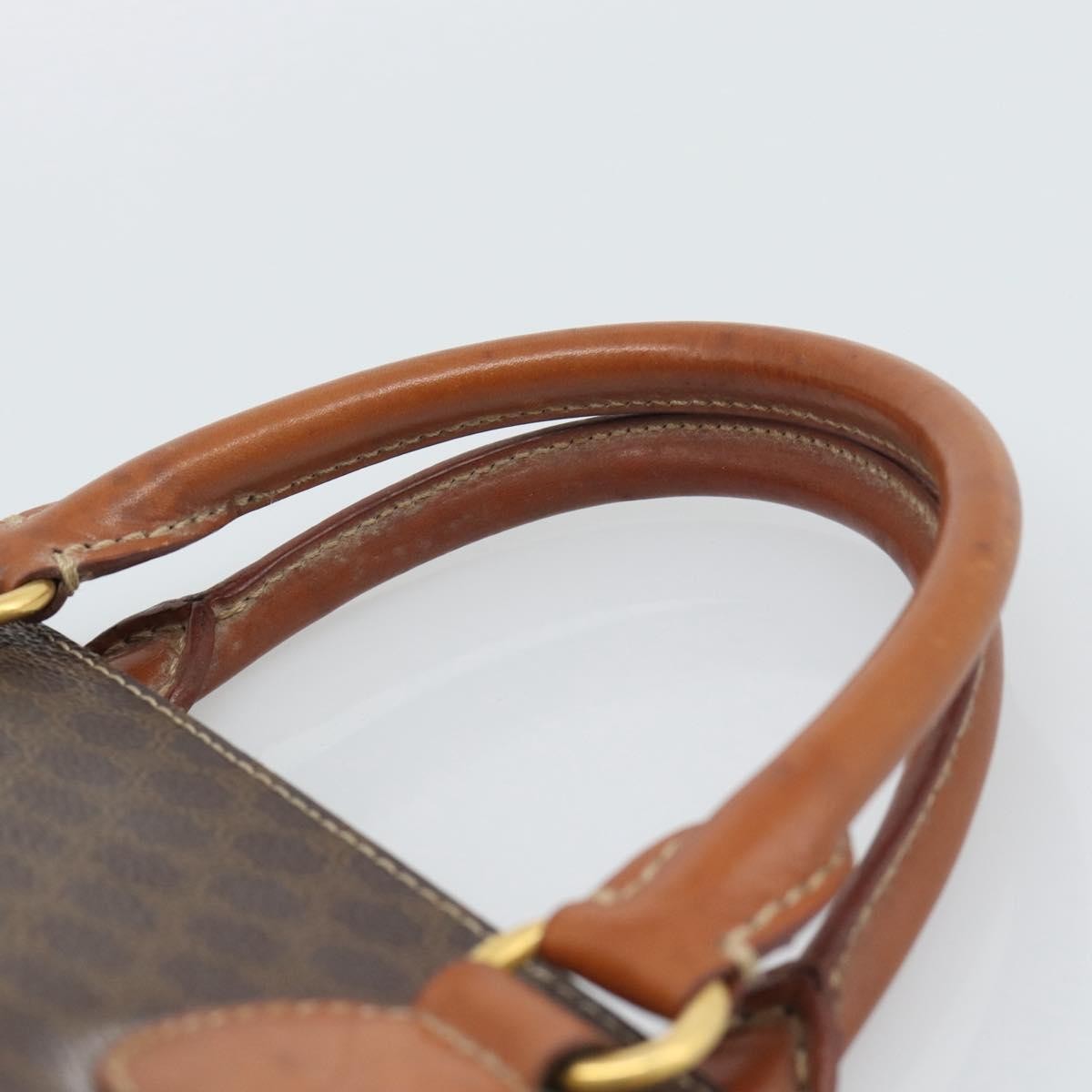 Celine Vintage Handbag Toile Céline Brown Pvc Handbag (Pre-Owned)