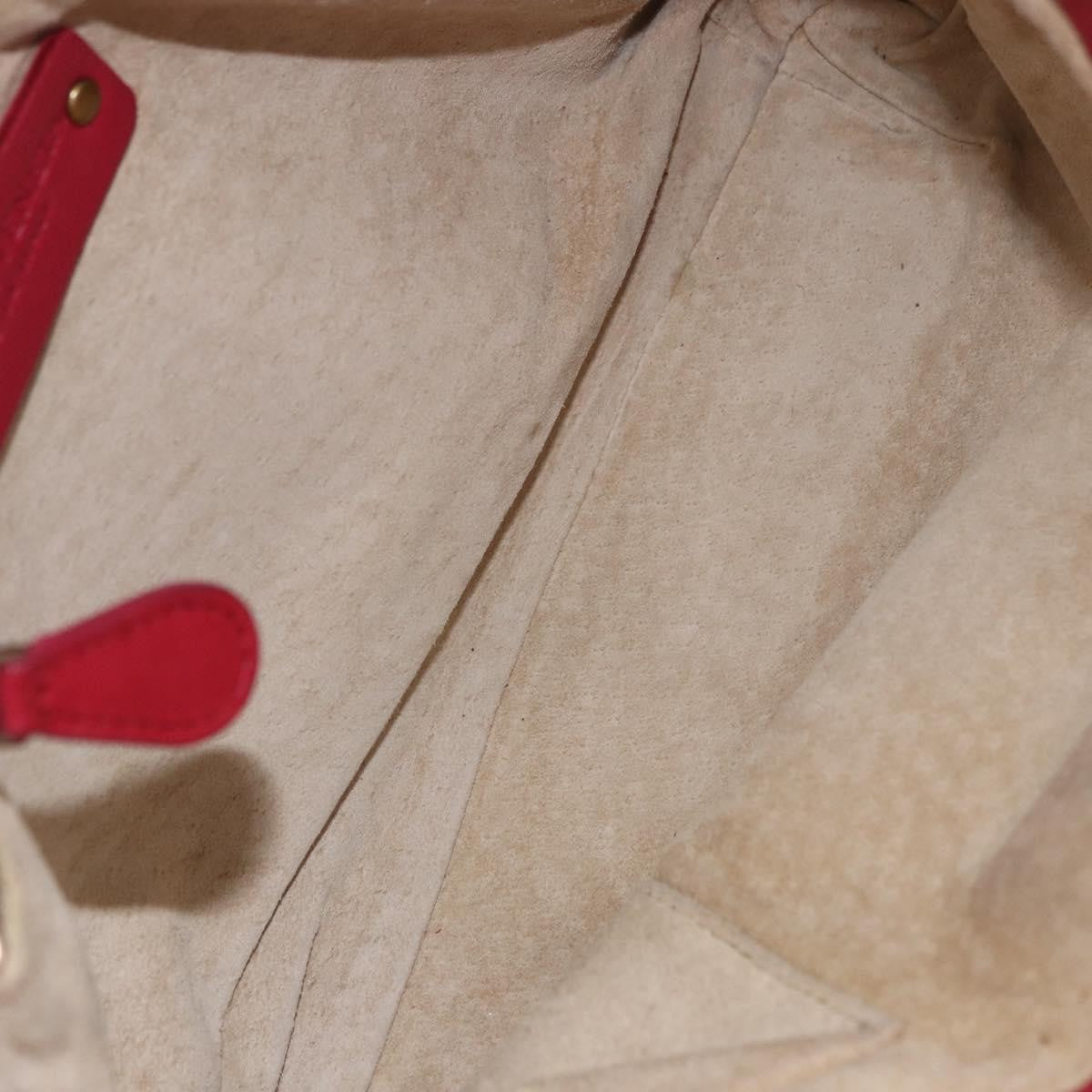 Bottega Veneta Capri Intrecciato Nappa Red Leather Tote Bag Bag (Pre-Owned)