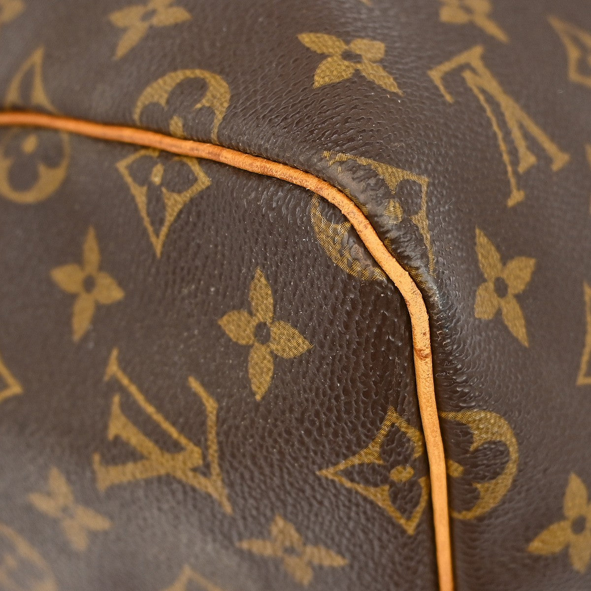 Louis Vuitton Keepall Monogram Canvas Brown Canvas Travel Bag Bag (Pre-Owned)