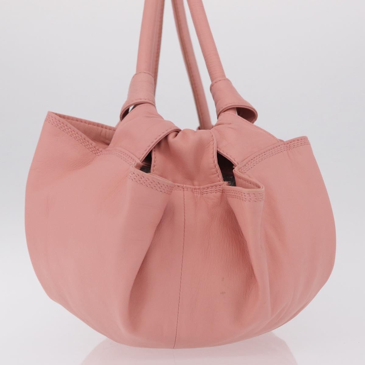 Loewe Aire Leather Pink Leather Shoulder Bag Bag (Pre-Owned)