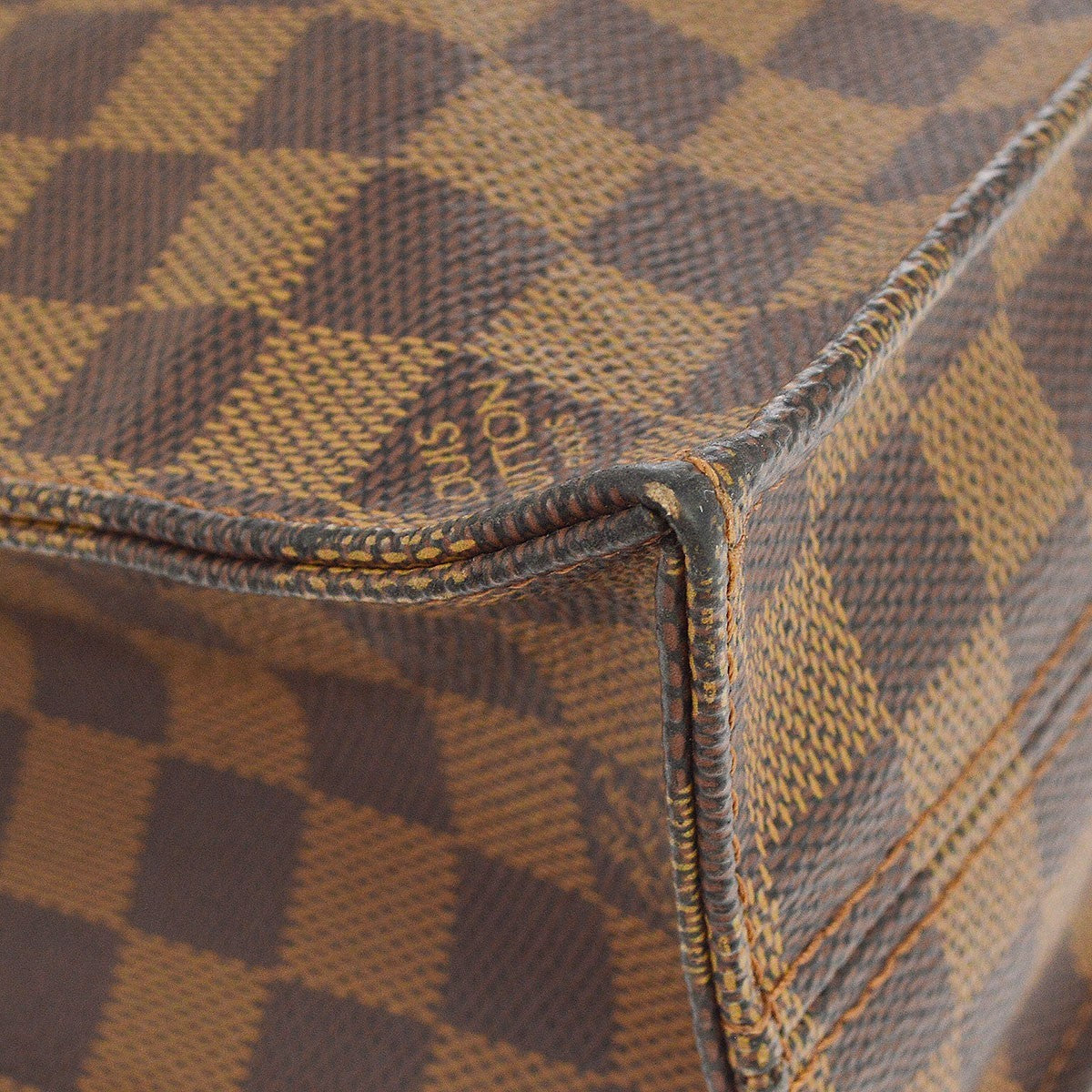 Louis Vuitton Sac Plat Damier Brown Canvas Handbag (Pre-Owned)