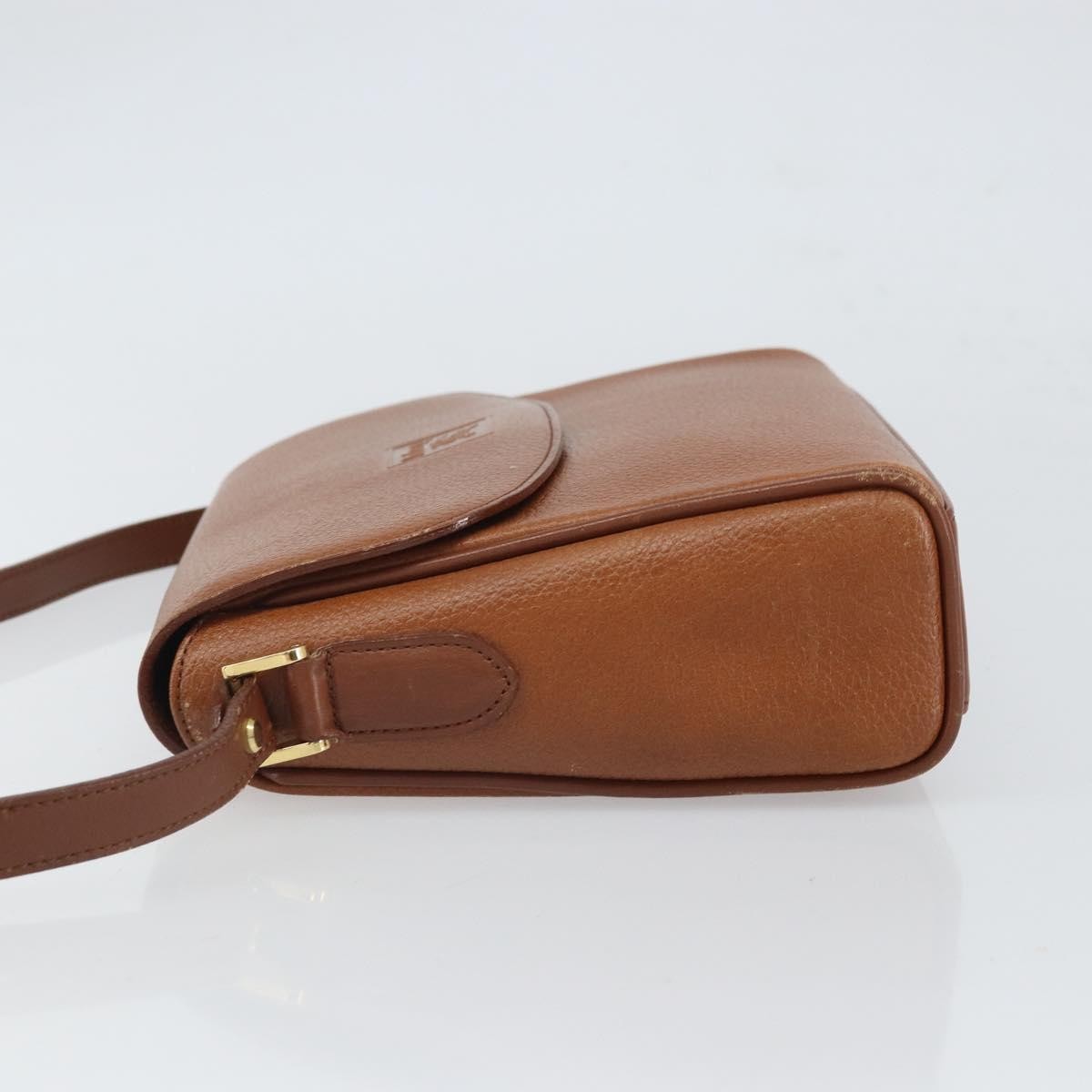 Burberry Vintage Leather Brown Leather Shoulder Bag Bag (Pre-Owned)