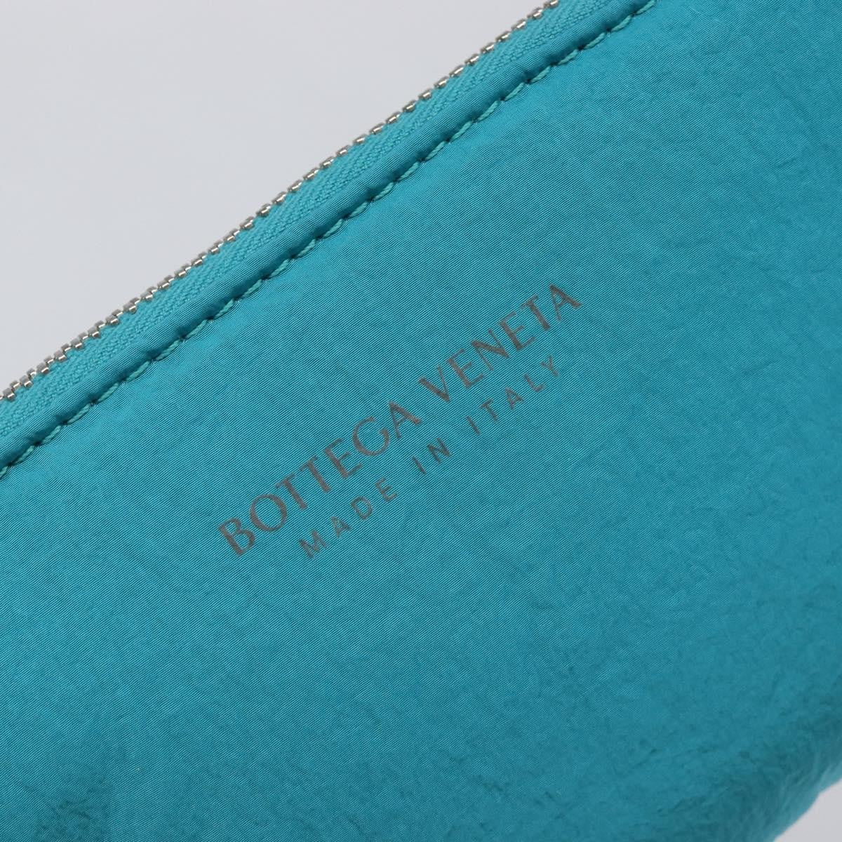 Bottega Veneta Padded Tech Cassette Intrecciato Nylon Turquoise Nylon Crossbody Bag Bag (Pre-Owned)