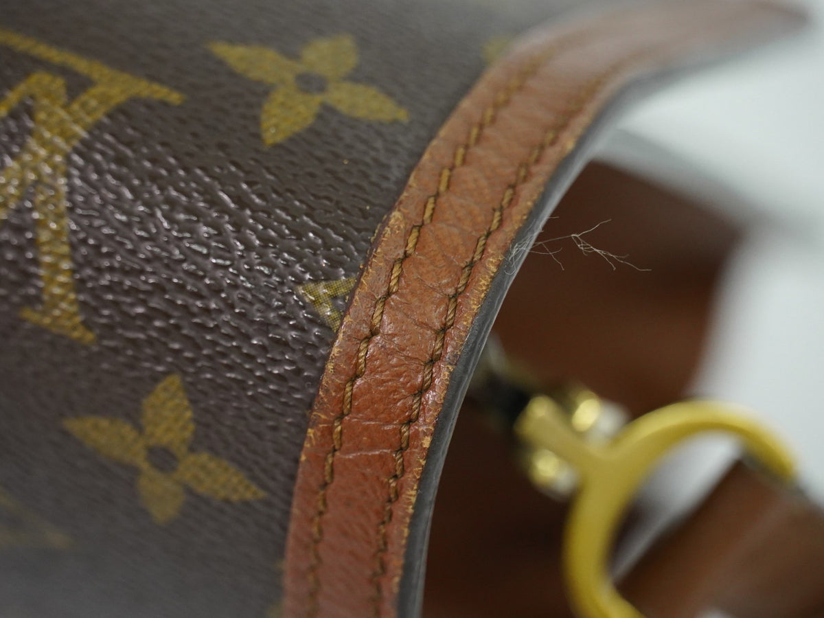 Louis Vuitton Raspail Monogram Canvas Brown Canvas Handbag (Pre-Owned)
