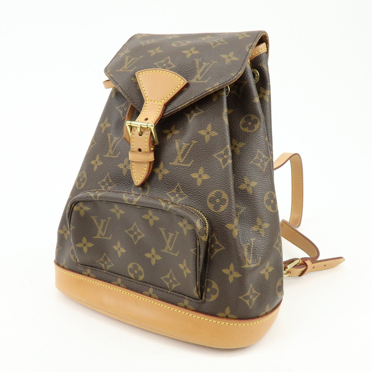 Louis Vuitton Vintage Montsouris Monogram Canvas Brown Canvas Backpack Bag (Pre-Owned)