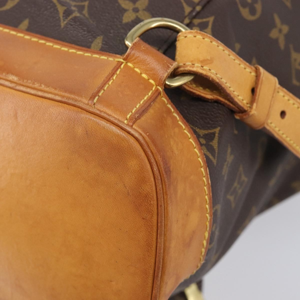 Louis Vuitton Vintage Montsouris Monogram Canvas Brown Canvas Backpack Bag (Pre-Owned)