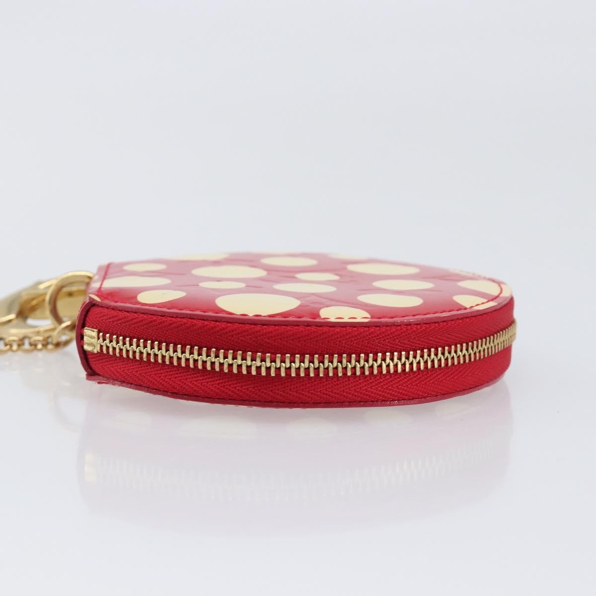 Louis Vuitton Boite Chapeau Coin Purse Patent Leather Red Patent_Leather Wallets Accessory (Pre-Owned)