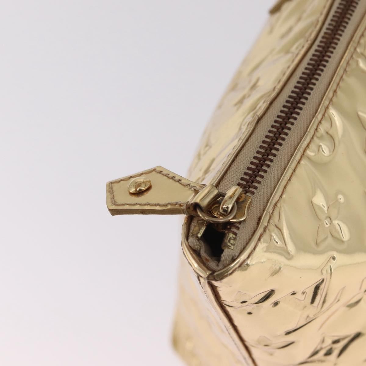 Louis Vuitton Bellevue Monogram Vernis Gold Canvas Tote Bag Bag (Pre-Owned)