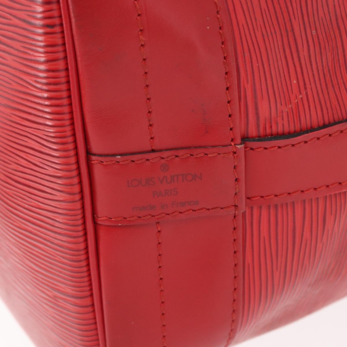 Louis Vuitton Noe Epi Leather Red Leather Shoulder Bag Bag (Pre-Owned)