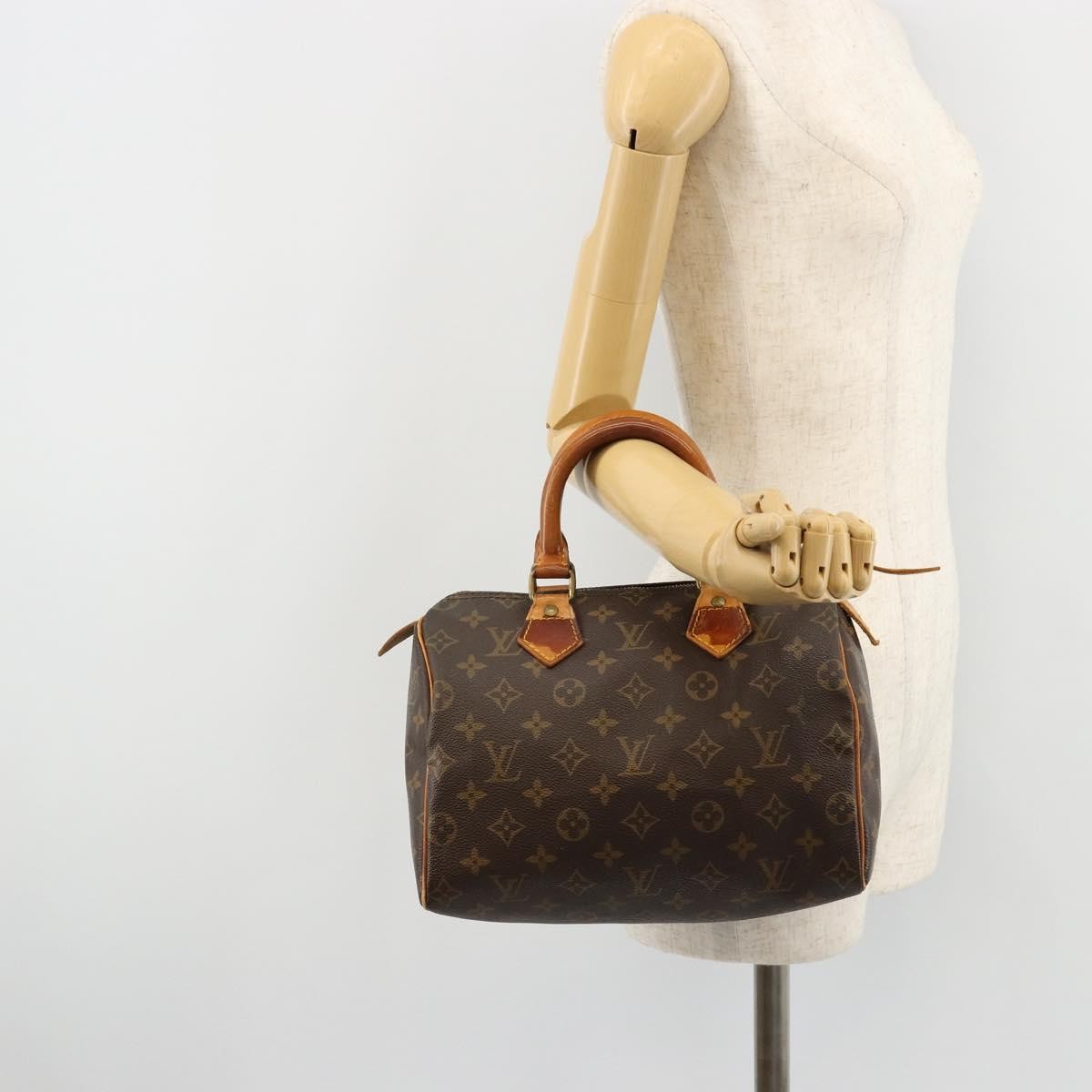 Louis Vuitton Speedy Monogram Canvas Brown Canvas Handbag (Pre-Owned)