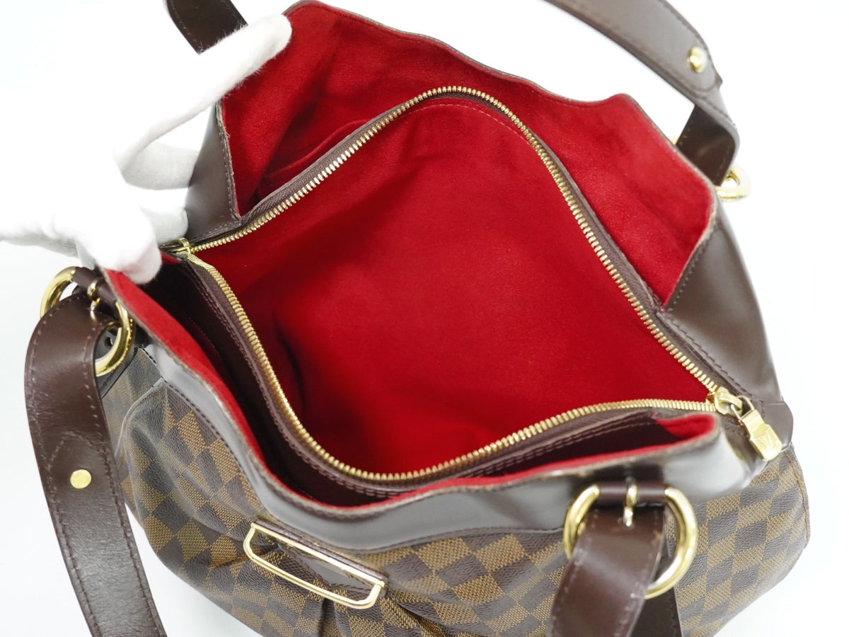 Louis Vuitton Sistina Damier Ebene Brown Canvas Shoulder Bag Bag (Pre-Owned)