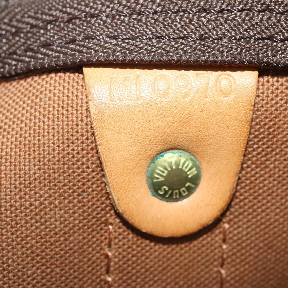 Louis Vuitton Keepall Monogram Brown Canvas Travel Bag Bag (Pre-Owned)