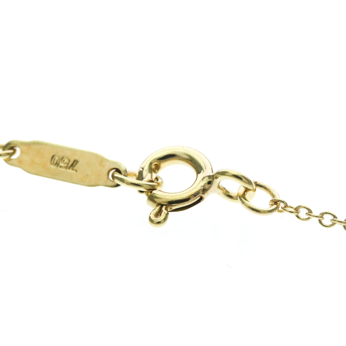 Tiffany & Co. Bow Pendant 18K Yellow Gold Gold Yellow_Gold Necklace Jewelry (Pre-Owned)