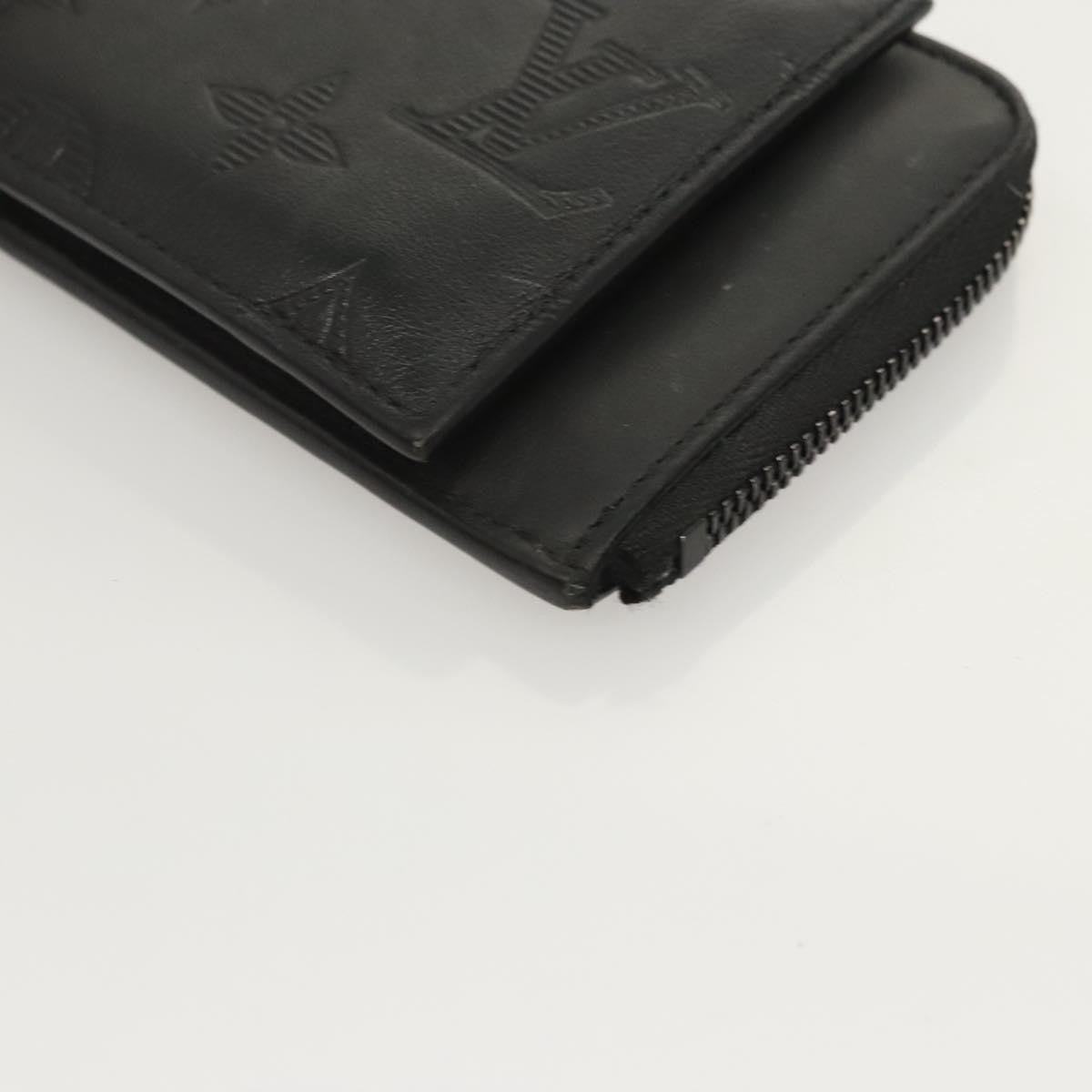 Louis Vuitton Hybrid Monogram Shadow Leather Black Leather Wallets Accessory (Pre-Owned)