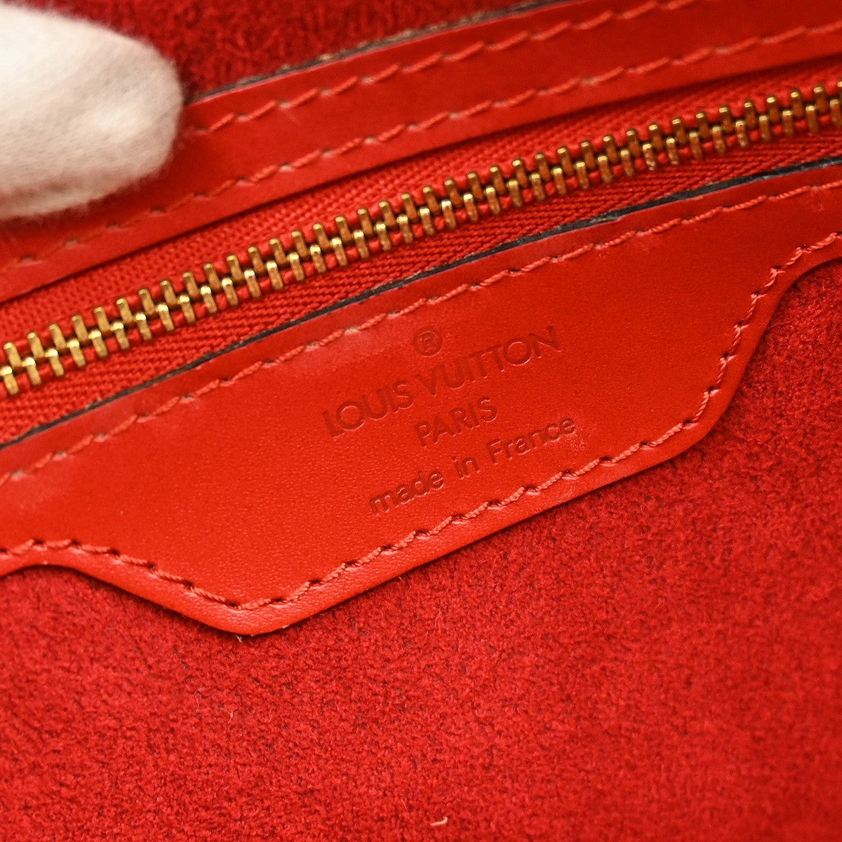 Louis Vuitton Saint Jacques Epi Leather Red Leather Shoulder Bag Bag (Pre-Owned)
