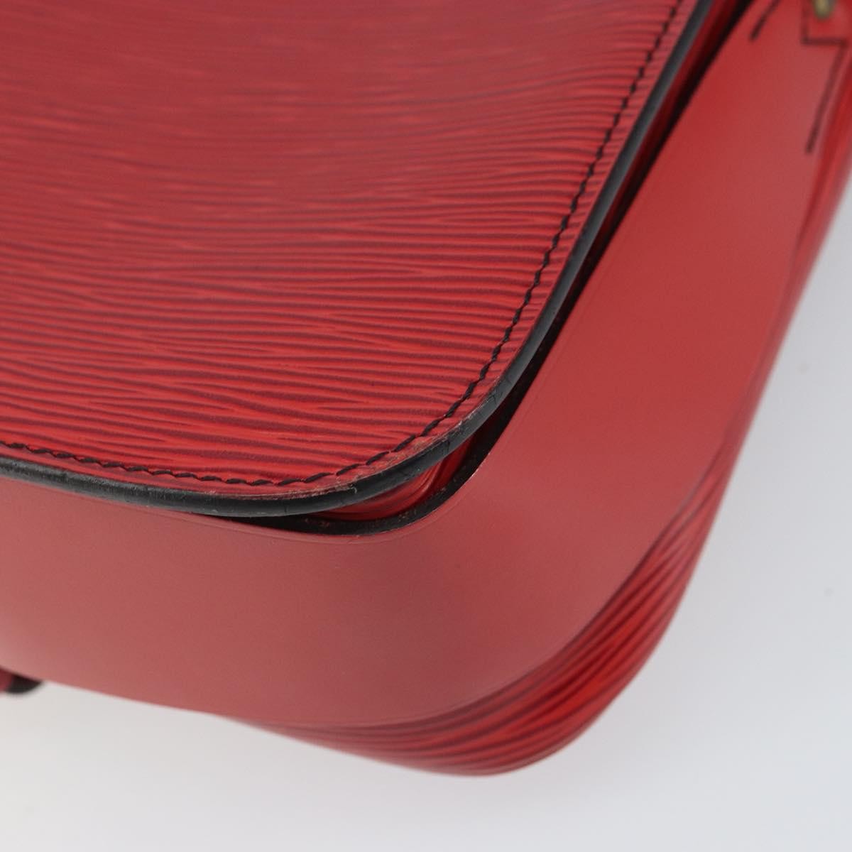 Louis Vuitton Cartouchiere Epi Leather Red Leather Shoulder Bag Bag (Pre-Owned)