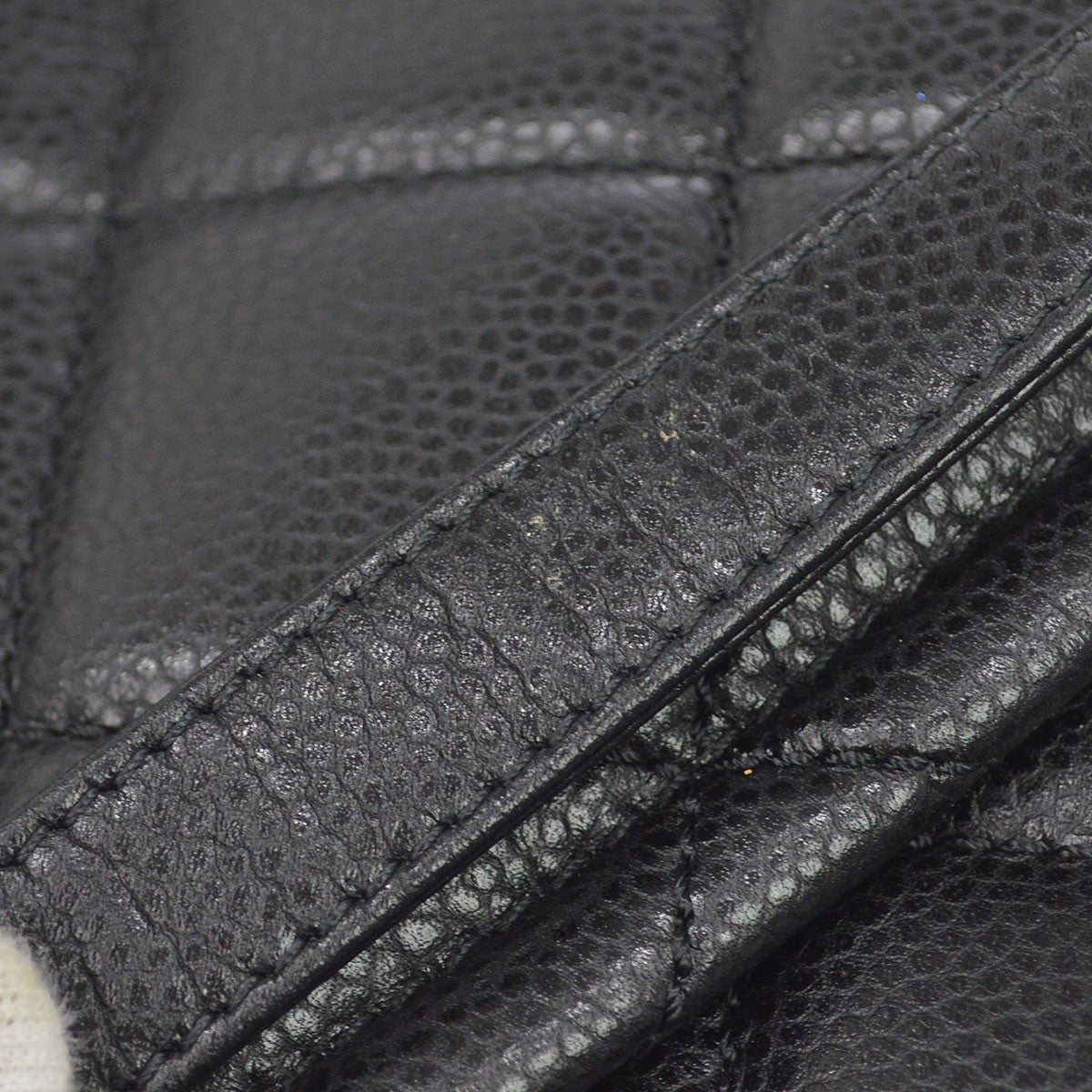 Chanel Timeless Cc Soft Caviar Black Leather Tote Bag Bag (Pre-Owned)