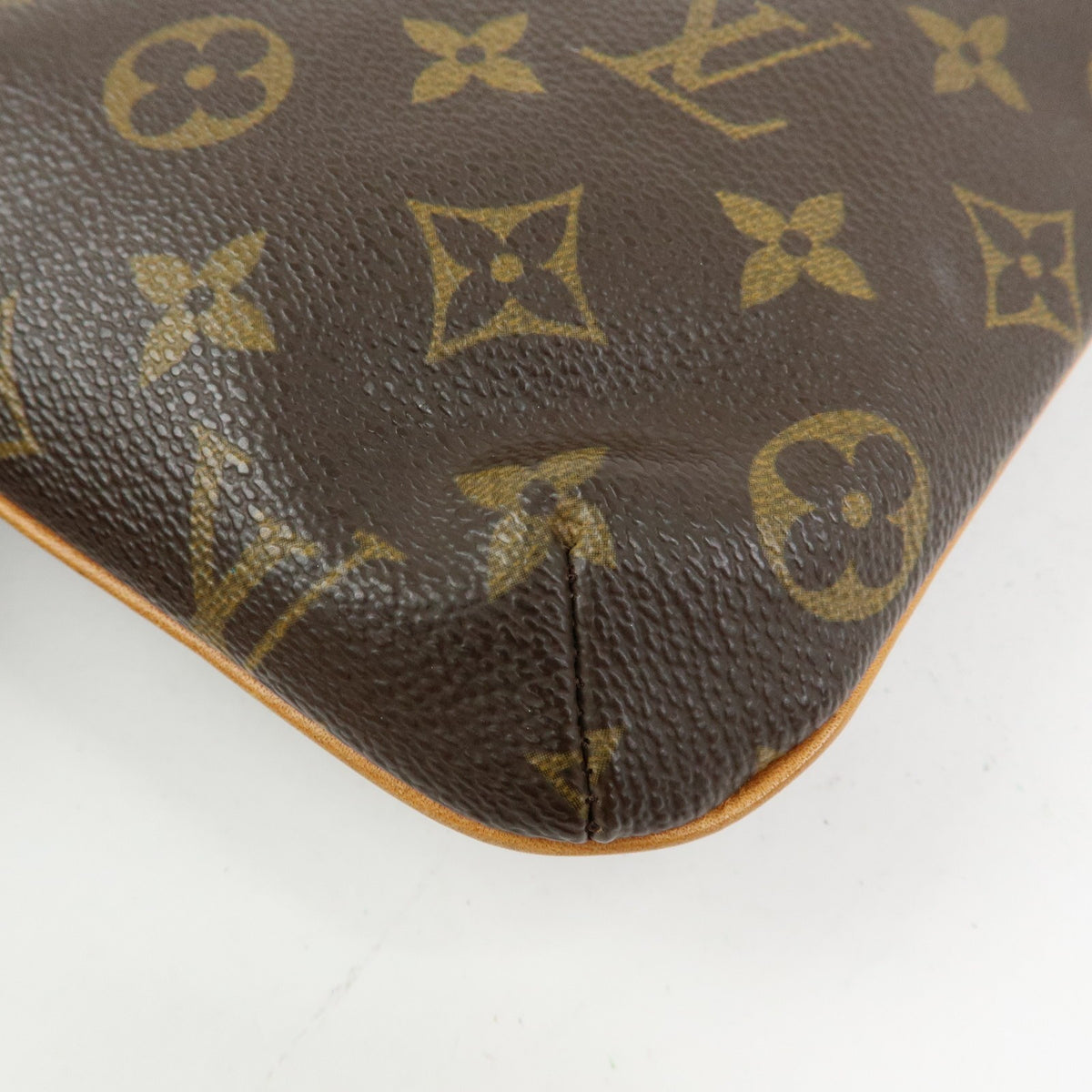 Louis Vuitton Partition Wristlet Clutch Monogram Canvas Brown Canvas Clutche & Pouche Bag (Pre-Owned)