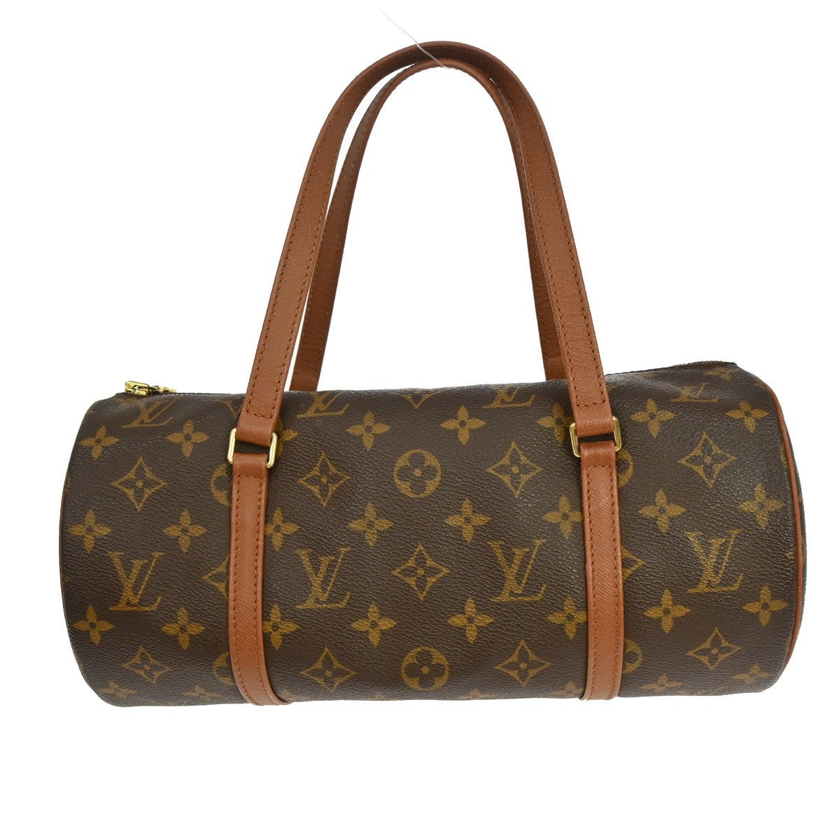 Louis Vuitton Papillon Monogram Canvas Brown Canvas Handbag (Pre-Owned)