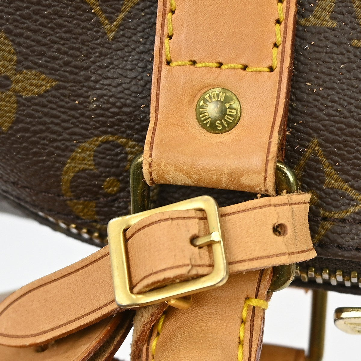 Louis Vuitton Keepall Monogram Brown Canvas Travel Bag Bag (Pre-Owned)