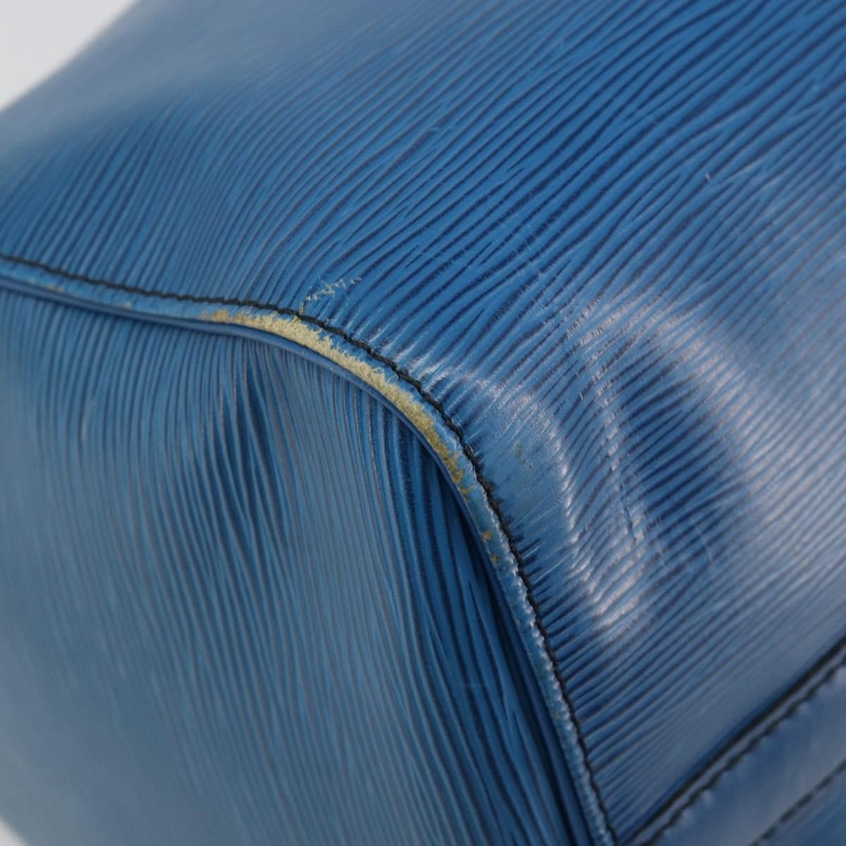 Louis Vuitton Speedy Epi Leather Blue Leather Handbag (Pre-Owned)