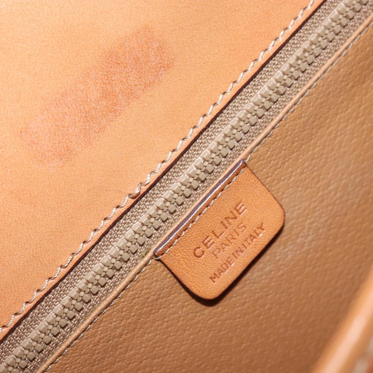 Celine Vintage Macadam Canvas Brown Canvas Backpack Bag (Pre-Owned)
