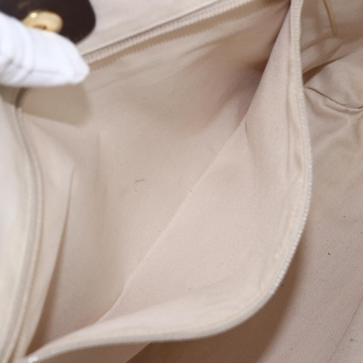 Salvatore Ferragamo Vintage Canvas Brown Canvas Tote Bag Bag (Pre-Owned)