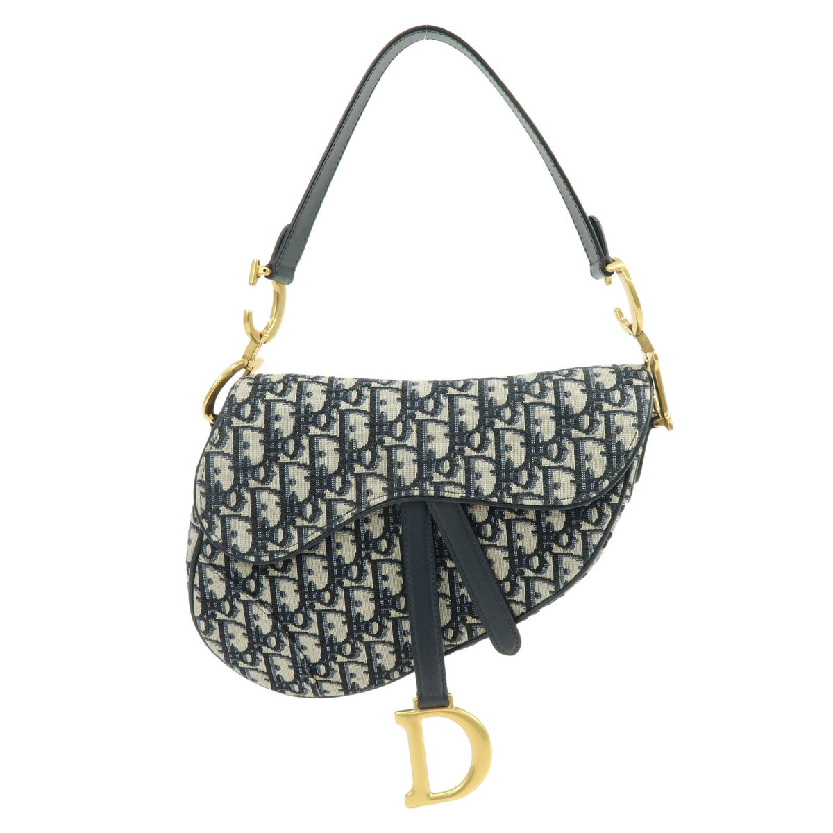 Christian Dior Saddle Oblique Canvas Multicolour Canvas Handbag (Pre-Owned)