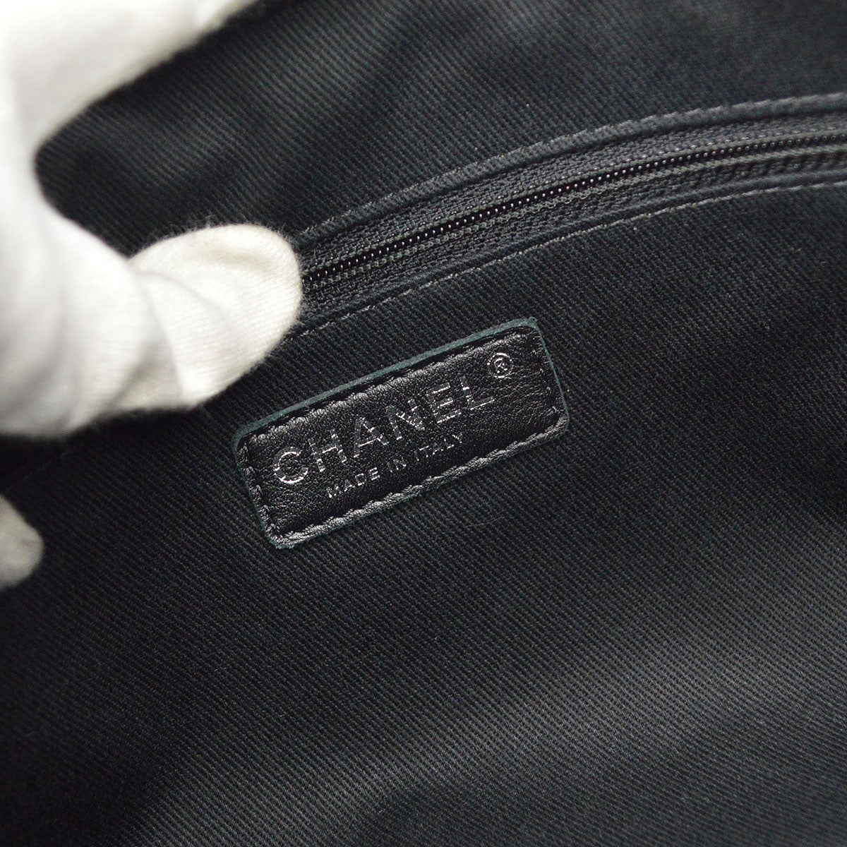 Chanel Timeless Cc Soft Caviar Black Leather Tote Bag Bag (Pre-Owned)
