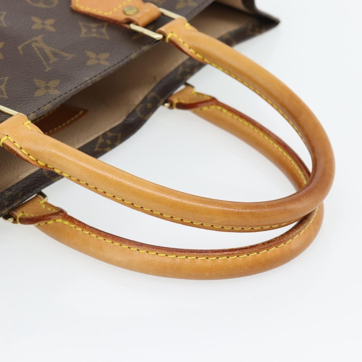 Louis Vuitton Vintage Sac Plat Monogram Canvas Brown Canvas Handbag (Pre-Owned)