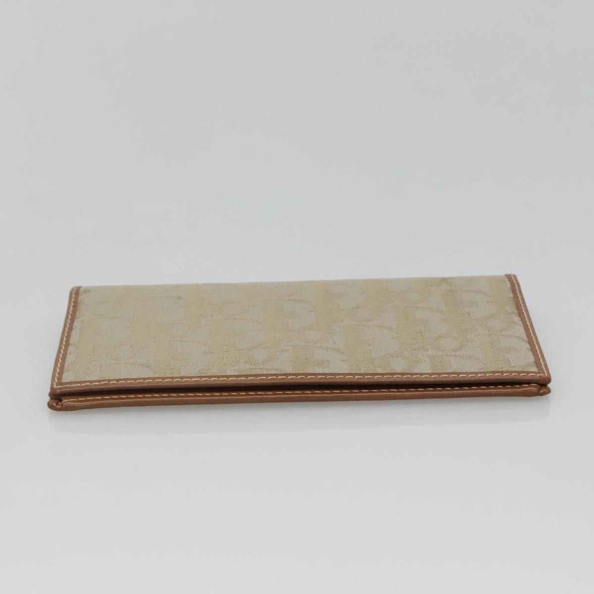 Christian Dior Trotter French Diorissimo Canvas Green Canvas Wallets Accessory (Pre-Owned)