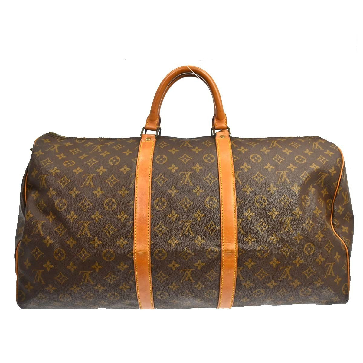 Louis Vuitton Keepall Monogram Canvas Brown Canvas Travel Bag Bag (Pre-Owned)