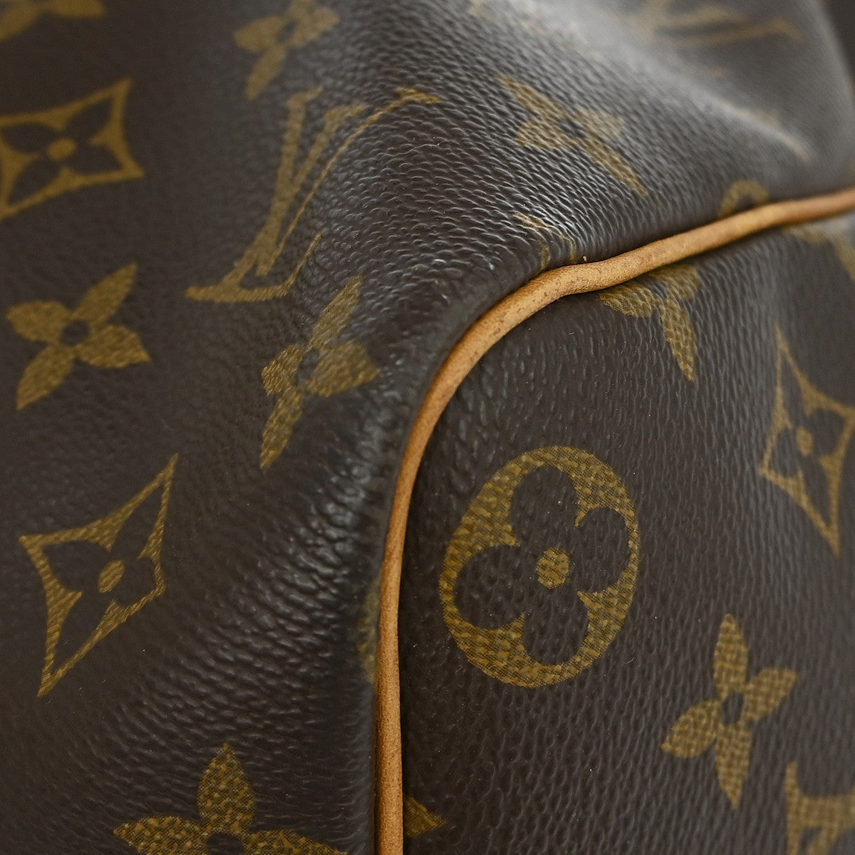 Louis Vuitton Keepall Monogram Brown Canvas Travel Bag Bag (Pre-Owned)