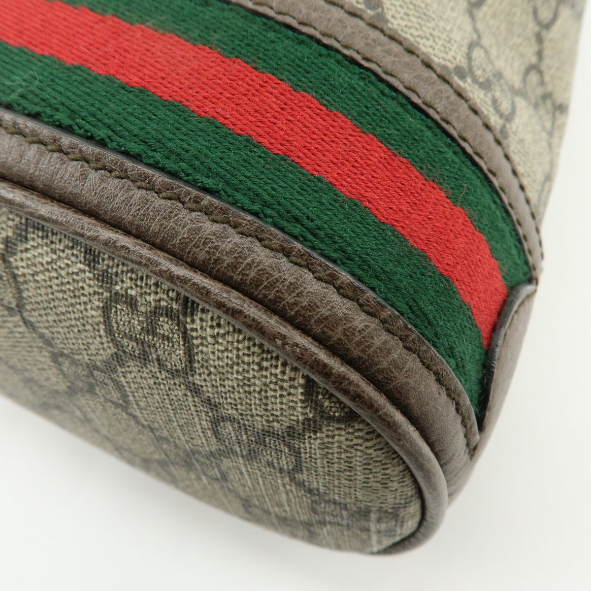 Gucci Ophidia Bucket Gg Coated Canvas Beige Canvas Handbag (Pre-Owned)