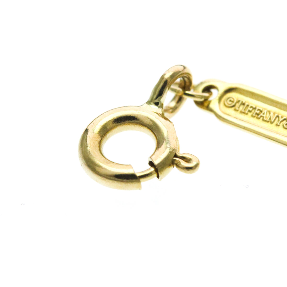 Tiffany & Co. T Smile Pendant 18K Yellow Gold Gold Yellow_Gold Necklace Jewelry (Pre-Owned)