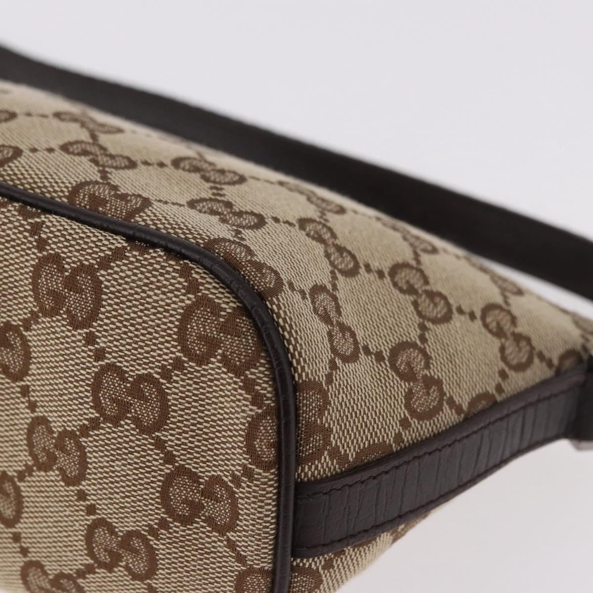 Gucci Gg Tiger Gg Canvas Beige Canvas Clutche & Pouche Bag (Pre-Owned)