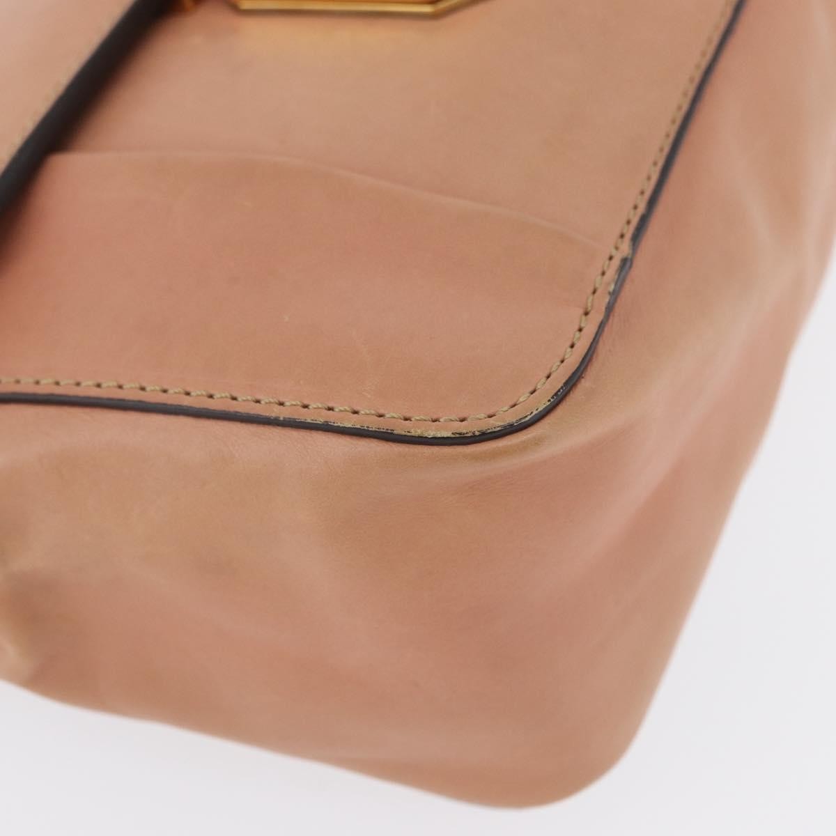 Chloe Elsie Chain Leather Pink Leather Shoulder Bag Bag (Pre-Owned)