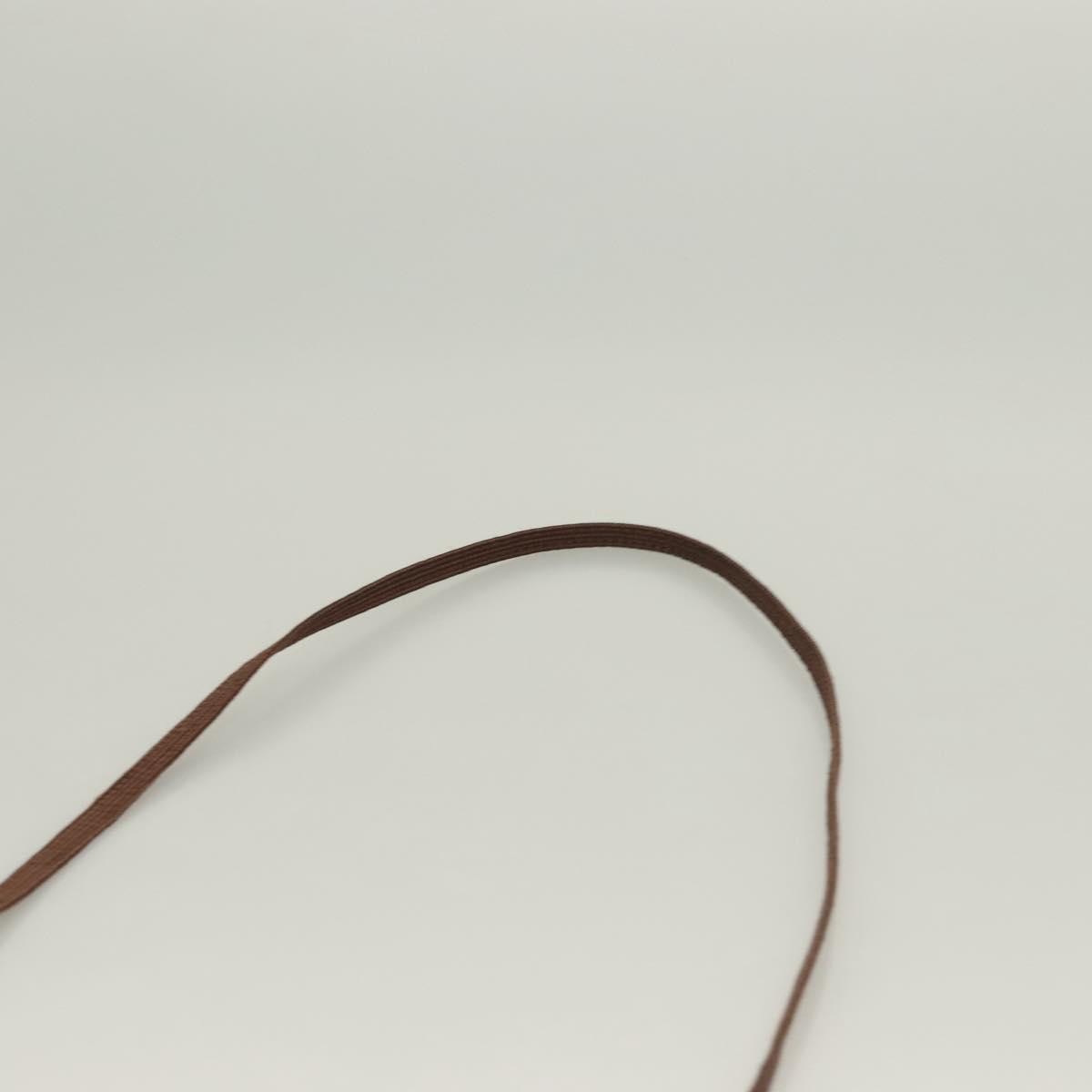 Hermes Herline Canvas Brown Canvas Crossbody Bag Bag (Pre-Owned)